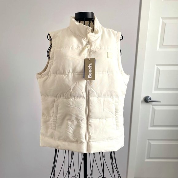 Bench Jackets & Blazers - Bench | Insulated white puffer vest
